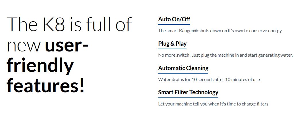 Enagic Kangen Water , Kangen 8 (K8) Machine