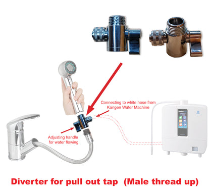 Enagic Kangen Water , Diverters for pull up tap - Male Thread Up