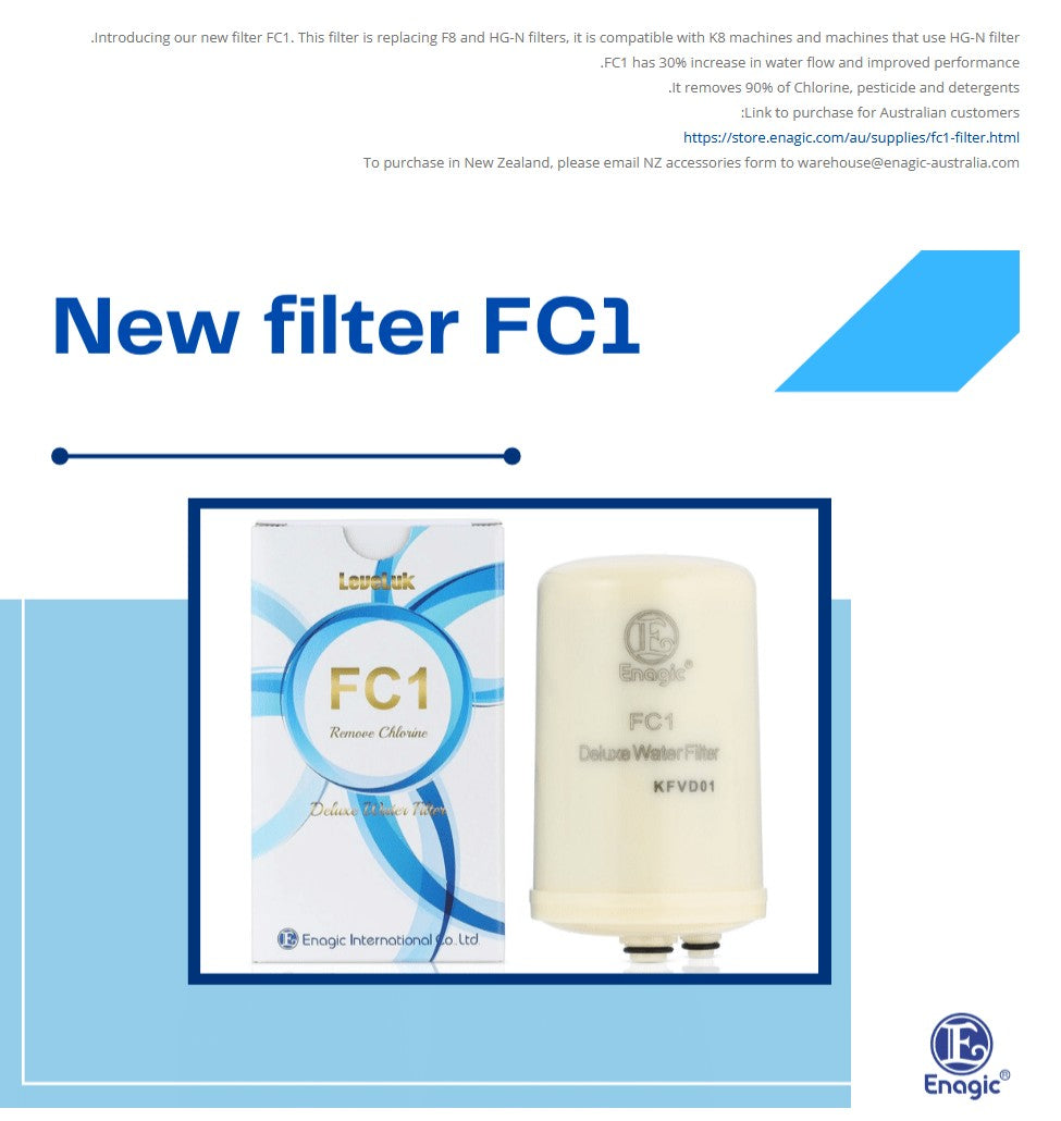 Enagic Kangen Water Filter, for K8 & SD501  (FC1)